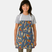  Speelgoed Patroon Rood/Goud ID783 Schort (Insitu)