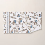 Speelgoed Patroonblauw/bruin ID783 Bad Handdoek (Handdoek)