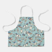  Speelgoed Patroonblauw/bruin ID783 Schort (Voorkant)