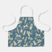 Speelgoed Patroonblauw/Geel ID783 Schort (Voorkant)