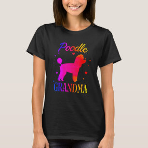 Speelgoed Poedel Oma  Kleurrijke Leuke Hond Moeder T-shirt