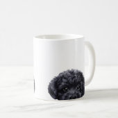 Speelgoed poedel zwart koffiemok (Voorkant rechts)