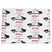 Speelgoed Politieauto Aangepaste naam Kinderen van Groot Cadeauzakje (Voorkant)