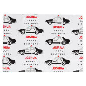 Speelgoed Politieauto Aangepaste naam Kinderen van Groot Cadeauzakje (Achterkant)