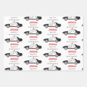 Speelgoed Politieauto Aangepaste naam Kinderen van Inpakpapier Vel (Voorkant 2)