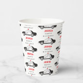 Speelgoed Politieauto Aangepaste naam Kinderen van Papieren Bekers (Links)