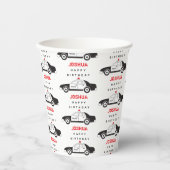 Speelgoed Politieauto Aangepaste naam Kinderen van Papieren Bekers (Voorkant)