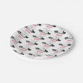 Speelgoed Politieauto Aangepaste naam Kinderen van Papieren Bordje (Gekanteld)