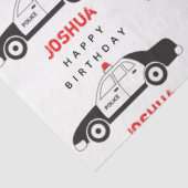 Speelgoed Politieauto Aangepaste naam Kinderen van Tissuepapier (Detail)