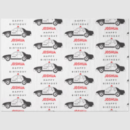 Speelgoed Politieauto Aangepaste naam Kinderen van Tissuepapier