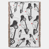 Speelgoed politieauto deken (Voorkant Verticaal)