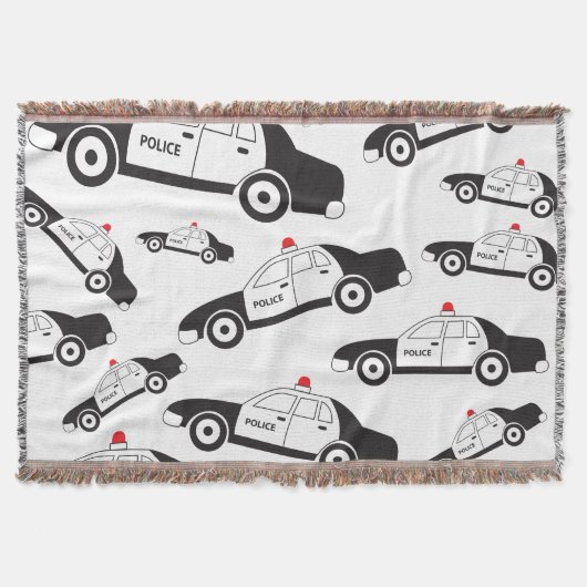 Speelgoed politieauto deken (Voorkant)