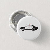 Speelgoed politieauto ronde button 3,2 cm (Voorkant /achterkant)