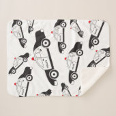 Speelgoed politieauto sherpa deken (Voorkant (horizontaal))