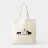 Speelgoed politieauto tote bag (Achterkant)