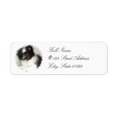 Speelgoed Pommerse hond mailing label (Voorkant)