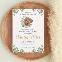 Speelgoed Poodle Abriot Brown Boho Greenery Baby s