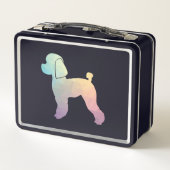 Speelgoed Poodle Dog Geo Silhouette Pastel (Achterkant)