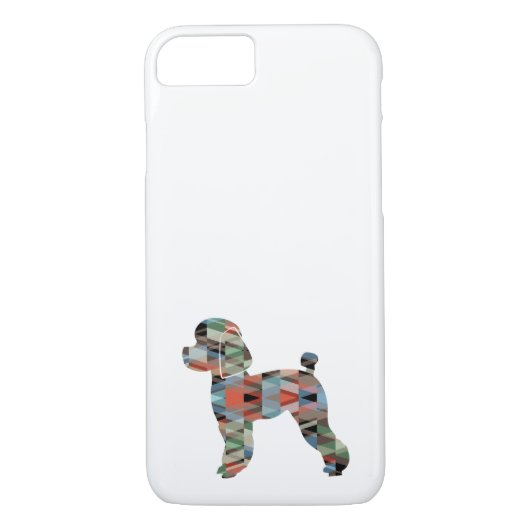 Speelgoed Poodle Dog Geo Silhouette Pset Case-Mate iPhone Case (Achterkant)