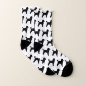 Speelgoed Poodle Dog Silhouettes Pattern Black and Sokken (Paar)