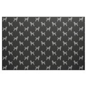 Speelgoed Poodle Dog Silhouettes Pattern Grey and Stof (Fat Quarter)