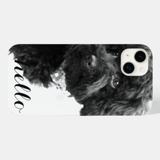 ©Speelgoed Poodle Fotografie Gepersonaliseerd Case-Mate iPhone Case (Achterkant (horizontaal))