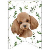 Speelgoed Poodle Greenery Baby shower Puppy Vlaggetjes (Tweede vlag)
