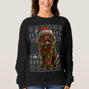 Speelgoed Poodle Hondenliefhebber Santa Hat Ugly S Trui