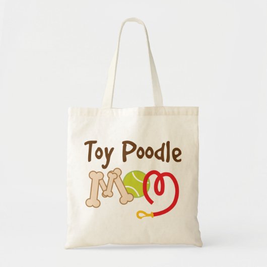 Speelgoed Poodle Hondenras mam Gift Tote Bag (Voorkant)