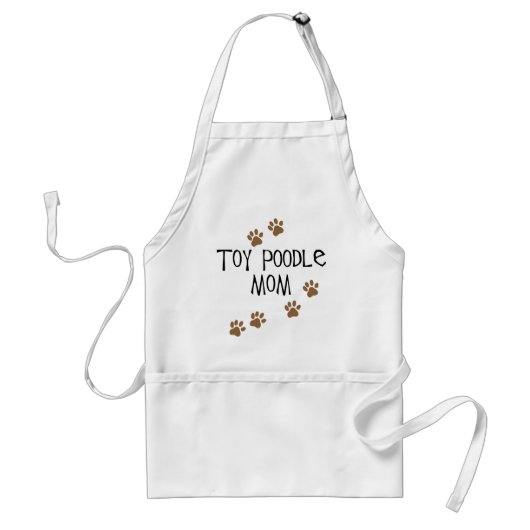 Speelgoed Poodle mama Standaard Schort (Voorkant)