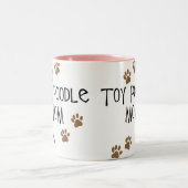 Speelgoed Poodle mama Tweekleurige Koffiemok (Center)