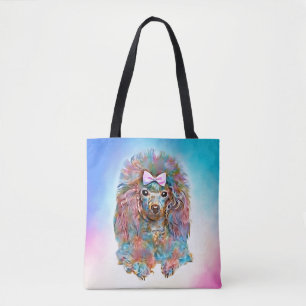 Speelgoed Poodle - pastelolie Tote Bag