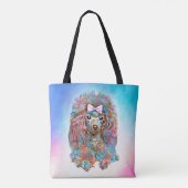 Speelgoed Poodle - pastelolie Tote Bag (Achterkant)