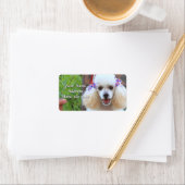 Speelgoed Poodle puppy adresetiketten Etiket (Insitu)
