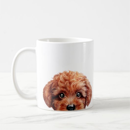 Speelgoed poodle roodbaars koffiemok (Links)