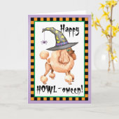 Speelgoed Poodle Witch Kaart (Gele Bloem)