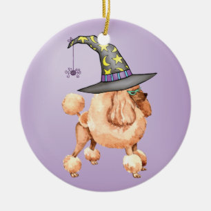 Speelgoed Poodle Witch Keramisch Ornament