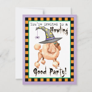 Speelgoed Poodle Witch Uitnodiging