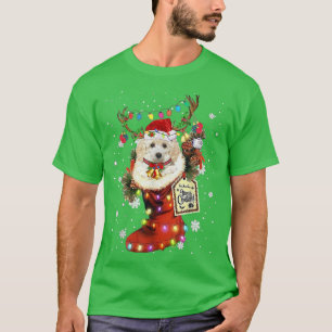 Speelgoed Poodle Xmas startende Kerstmis wintersne T-shirt