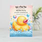 Speelgoed Pool Foam Bash Twin Rubber Duck Baby sho Kaart (Staand voorkant)