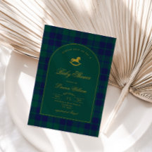  Speelgoed Preppy Plaid Luxe Goud Baby shower