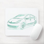 Speelgoed Prius 1st gen Muismat (Met muis)