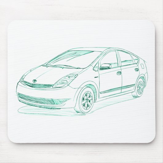 Speelgoed Prius 1st gen Muismat (Voorkant)