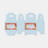 Speelgoed puzzelballon, vierde verjaardag bedankdoosjes (Uitgevouwen)