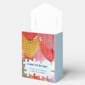 Speelgoed puzzelballon, vierde verjaardag bedankdoosjes (Geopend)