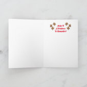 speelgoed Retro kerst Kaart (Binnen)