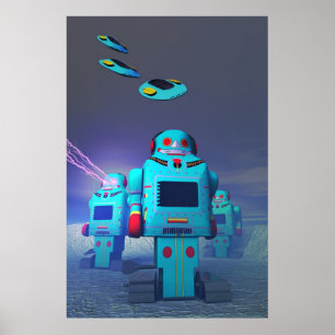 Speelgoed Robos op de Attack Print