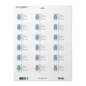 Speelgoed Robot-adreslabel Etiket (Full Sheet)