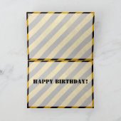 Speelgoed Robot Custom Birthday Kaart (Binnen)