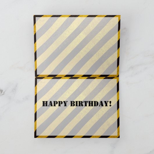 Speelgoed Robot Custom Birthday Kaart (Binnen)